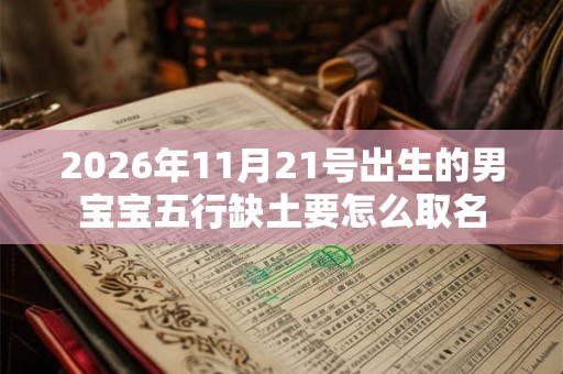 2026年11月21号出生的男宝宝五行缺土要怎么取名 2026年11月21号出生的男宝宝五行缺土要怎么取名