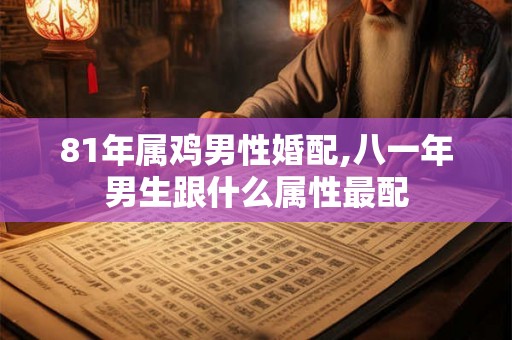 81年属鸡男性婚配,八一年男生跟什么属性最配