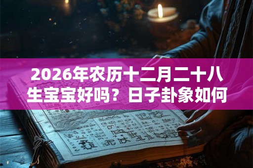 2026年农历十二月二十八生宝宝好吗?日子卦象如何? 2026年农历十二月二十八生宝宝好吗?日子卦象如何?