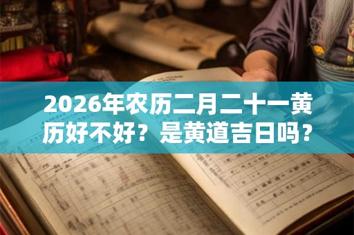2026年农历二月二十一黄历好不好？是黄道吉日吗？