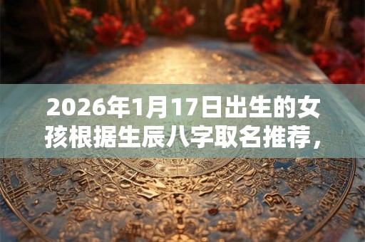 2026年1月17日出生的女孩根据生辰八字取名推荐，天生富贵命吗？