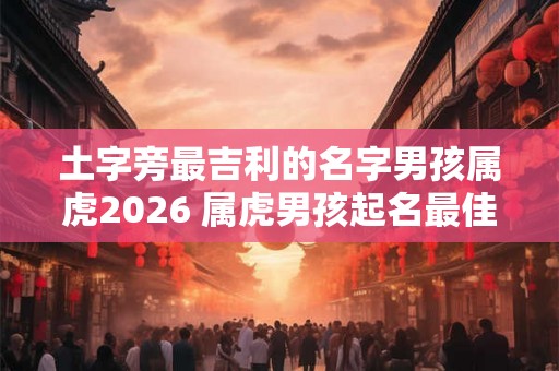 土字旁最吉利的名字男孩属虎2026 属虎男孩起名最佳字