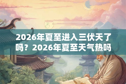 2026年夏至进入三伏天了吗？2026年夏至天气热吗？