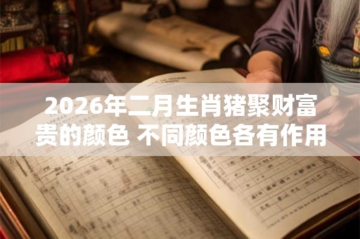 2026年二月生肖猪聚财富贵的颜色 不同颜色各有作用