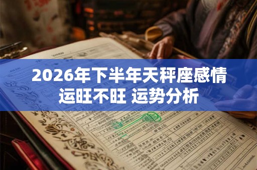 2026年下半年天秤座感情运旺不旺 运势分析