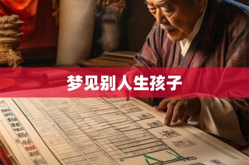 梦见别人生孩子