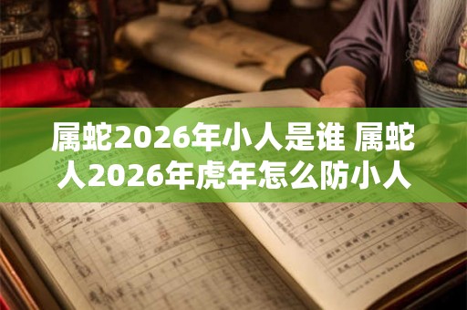 属蛇2026年小人是谁 属蛇人2026年虎年怎么防小人