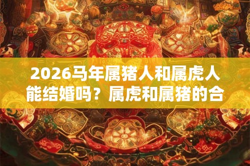 2026马年属猪人和属虎人能结婚吗？属虎和属猪的合不合婚？