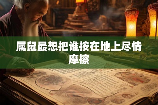 属鼠最想把谁按在地上尽情摩擦