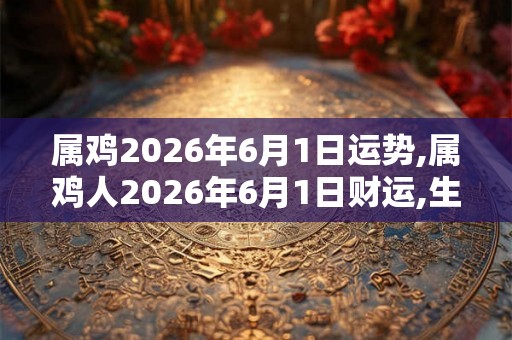 属鸡2026年6月1日运势,属鸡人2026年6月1日财运,生肖鸡2026年6月1日运势