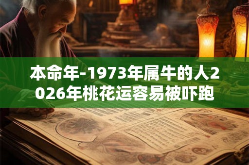 本命年-1973年属牛的人2026年桃花运容易被吓跑