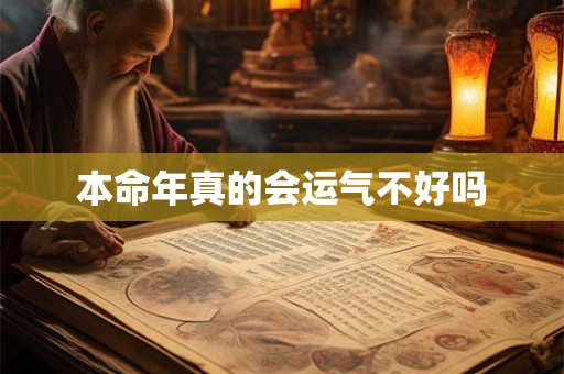 本命年真的会运气不好吗