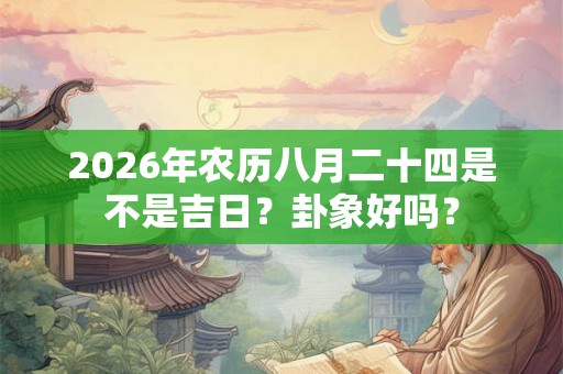 2026年农历八月二十四是不是吉日？卦象好吗？