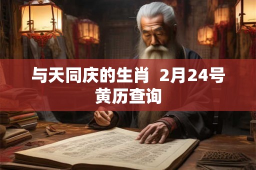 与天同庆的生肖  2月24号黄历查询