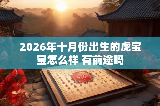 2026年十月份出生的虎宝宝怎么样 有前途吗