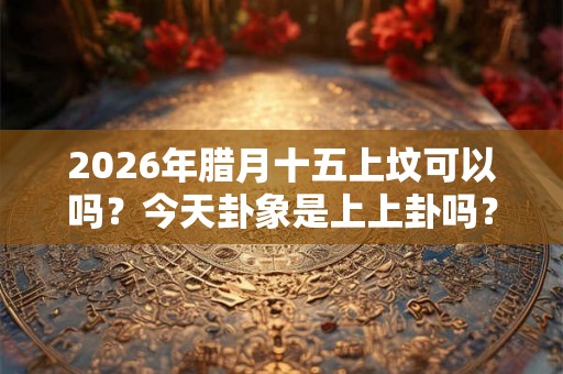 2026年腊月十五上坟可以吗？今天卦象是上上卦吗？