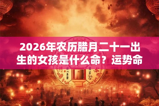 2026年农历腊月二十一出生的女孩是什么命？运势命运如何？