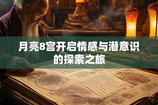月亮8宫开启情感与潜意识的探索之旅