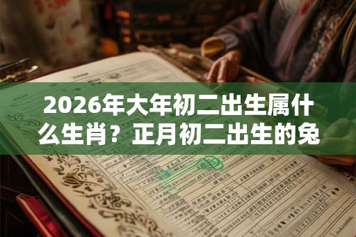 2026年大年初二出生属什么生肖？正月初二出生的兔好吗