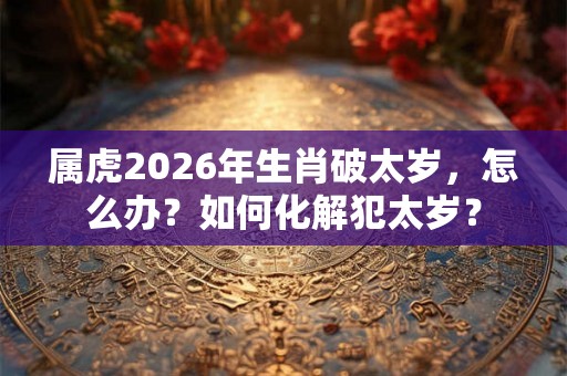 属虎2026年生肖破太岁,怎么办?如何化解犯太岁? 属虎2026年生肖破太岁,怎么办?如何化解犯太岁?