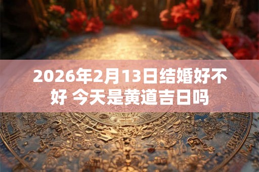 2026年2月13日结婚好不好 今天是黄道吉日吗