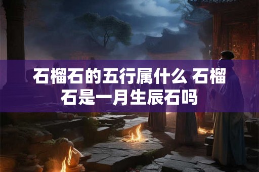 石榴石的五行属什么 石榴石是一月生辰石吗