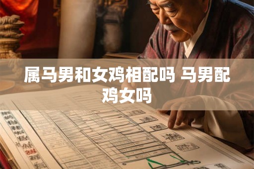 属马男和女鸡相配吗 马男配鸡女吗