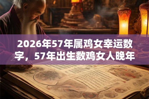 2026年57年属鸡女幸运数字,57年出生数鸡女人晚年好不好 2026年57年属鸡女幸运数字,57年出生数鸡女人晚年好不好