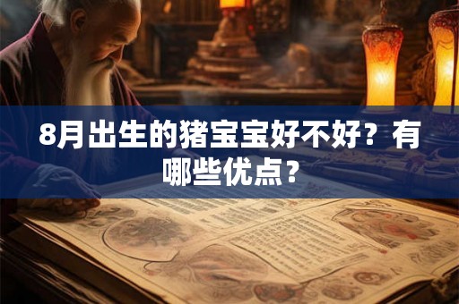 8月出生的猪宝宝好不好？有哪些优点？