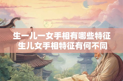 生一儿一女手相有哪些特征 生儿女手相特征有何不同 生一儿一女手相有哪些特征 生儿女手相特征有何不同