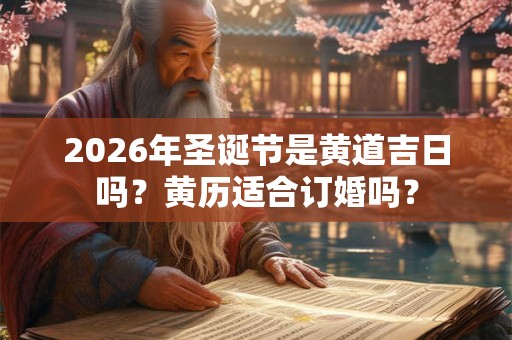 2026年圣诞节是黄道吉日吗？黄历适合订婚吗？