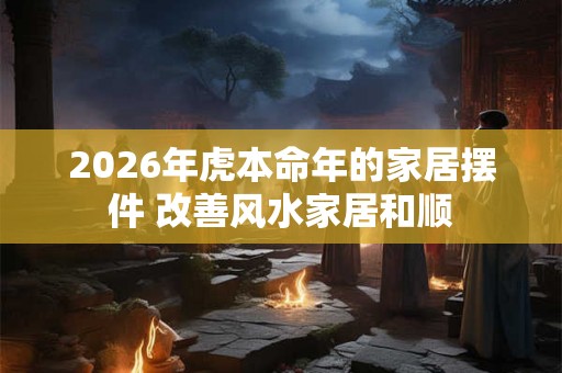 2026年虎本命年的家居摆件 改善风水家居和顺