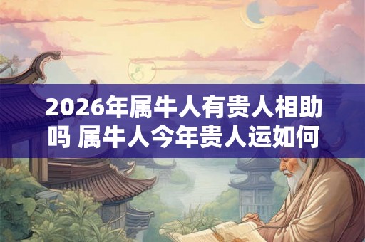 2026年属牛人有贵人相助吗 属牛人今年贵人运如何