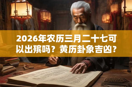 2026年农历三月二十七可以出殡吗?黄历卦象吉凶? 2026年农历三月二十七可以出殡吗?黄历卦象吉凶?