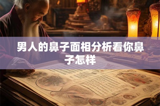 男人的鼻子面相分析看你鼻子怎样