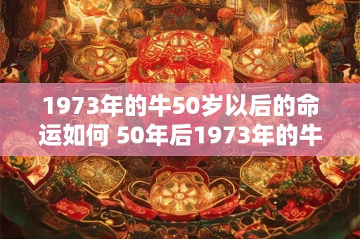 1973年的牛50岁以后的命运如何 50年后1973年的牛还能活吗 1973年的牛50岁以后的命运如何 50年后1973年的牛还能活吗