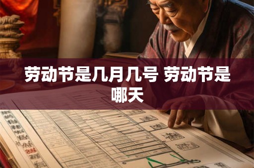 劳动节是几月几号 劳动节是哪天 劳动节是几月几号 劳动节是哪天