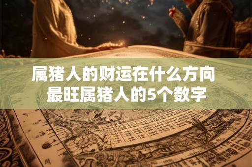 属猪人的财运在什么方向 最旺属猪人的5个数字