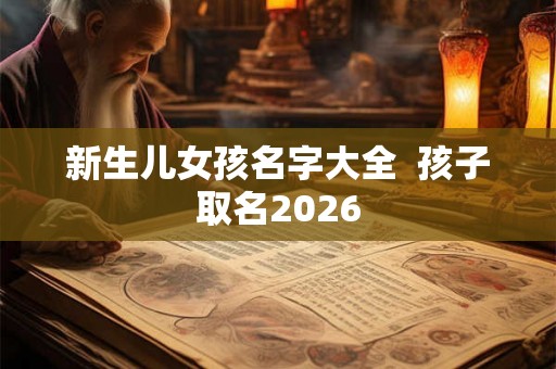 新生儿女孩名字大全  孩子取名2026