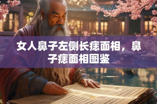 女人鼻子左侧长痣面相，鼻子痣面相图鉴