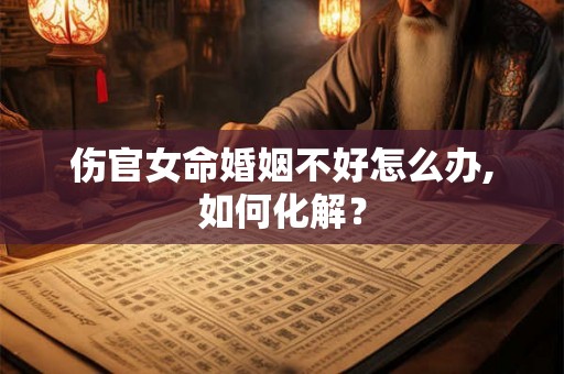 伤官女命婚姻不好怎么办,如何化解? 伤官女命婚姻不好怎么办,如何化解?