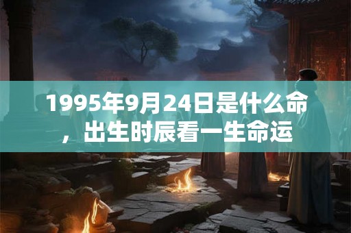 1995年9月24日是什么命,出生时辰看一生命运 1995年9月24日是什么命,出生时辰看一生命运