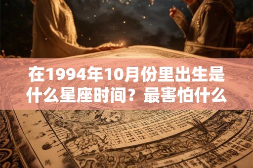 在1994年10月份里出生是什么星座时间？最害怕什么星座？