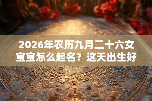 2026年农历九月二十六女宝宝怎么起名?这天出生好命吗? 2026年农历九月二十六女宝宝怎么起名?这天出生好命吗?