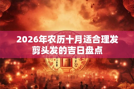 2026年农历十月适合理发剪头发的吉日盘点