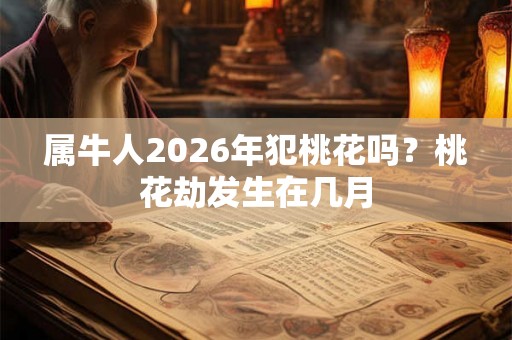 属牛人2026年犯桃花吗？桃花劫发生在几月