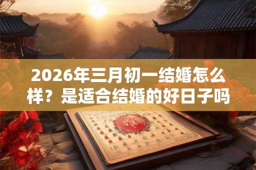 2026年三月初一结婚怎么样？是适合结婚的好日子吗？
