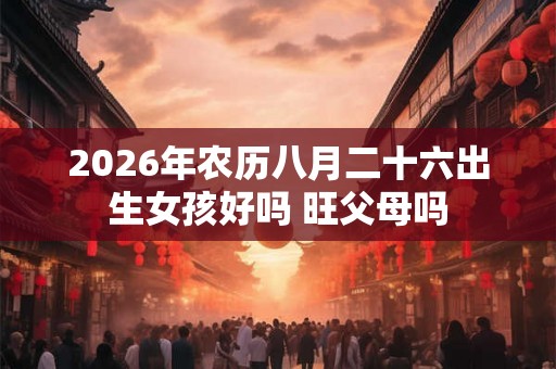 2026年农历八月二十六出生女孩好吗 旺父母吗 2026年农历八月二十六出生女孩好吗 旺父母吗