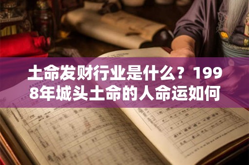 土命发财行业是什么？1998年城头土命的人命运如何？