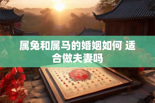 属兔和属马的婚姻如何 适合做夫妻吗 属兔和属马的婚姻如何 适合做夫妻吗